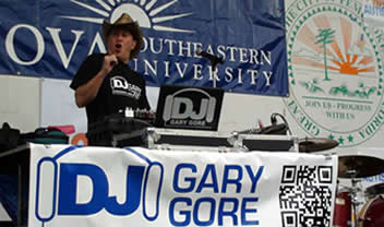 DJ Gary at the Broward Walk for Autism